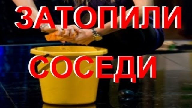 Затопили соседи, идём в суд